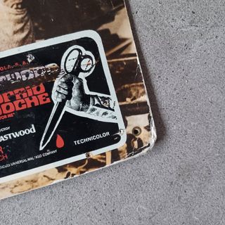 Cartel de cine antiguo Clint Eastwood