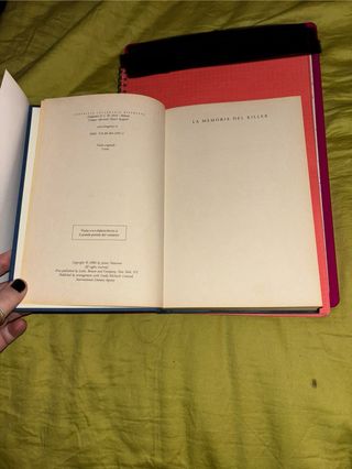 LIBRO COME NUOVO:”La memoria del killer“James Patt