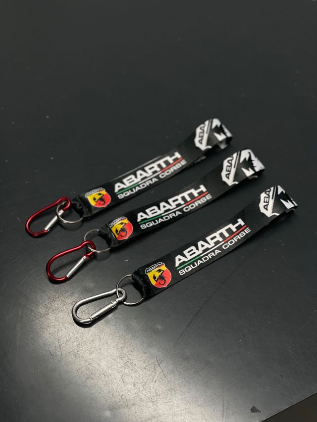 Llavero Lanyard Abarth Personalizable