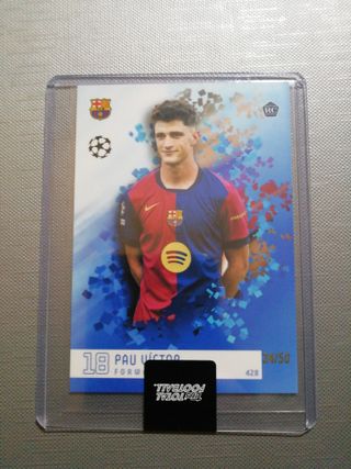 Pau Victor topps total football Barcelona 