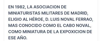 Soldados de Plomo. Figura conmemorativa AMM