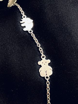 Pulsera de plata Tous osito elefante
