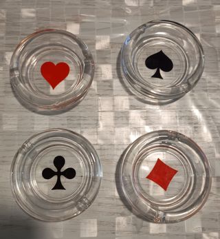Posacenere poker set
