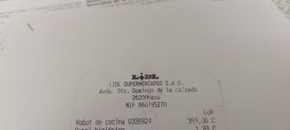 Robot de cocina Monsieur Cuisine