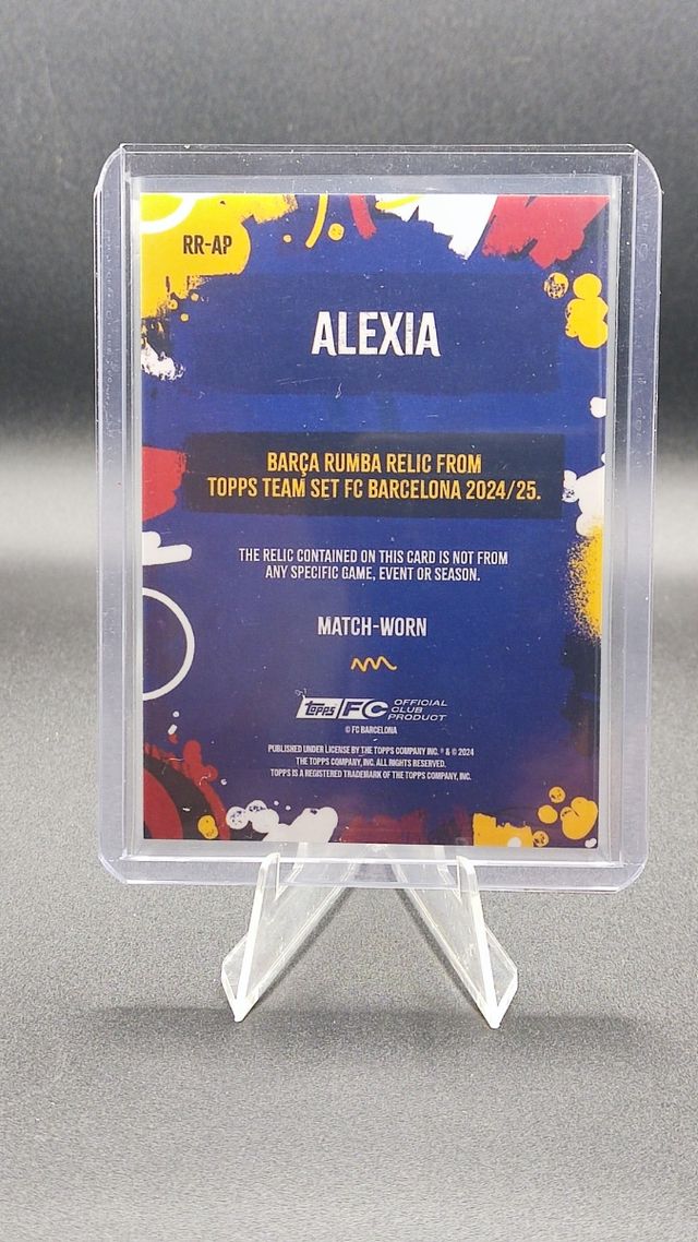 Alexia relic Match-Worn 250 FCB Team Set