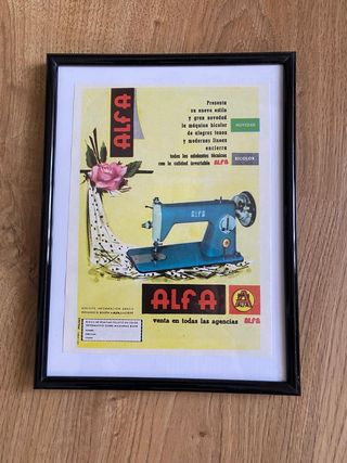 Cuadro antigua Alfa Bicolor