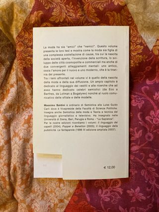 Libro “L’invenzione della moda”