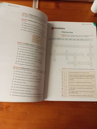 English for pharmacy assistants.