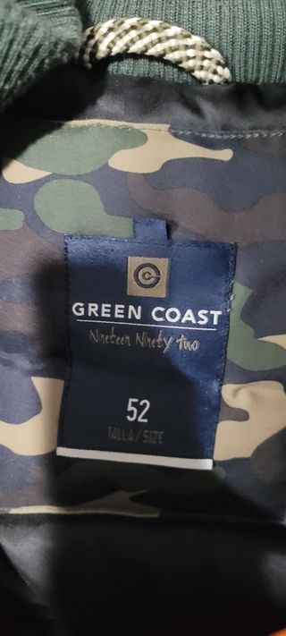 Abrigo plumas Green Coast