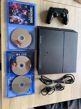 PS4 500GB Negra   3 juegos ps4