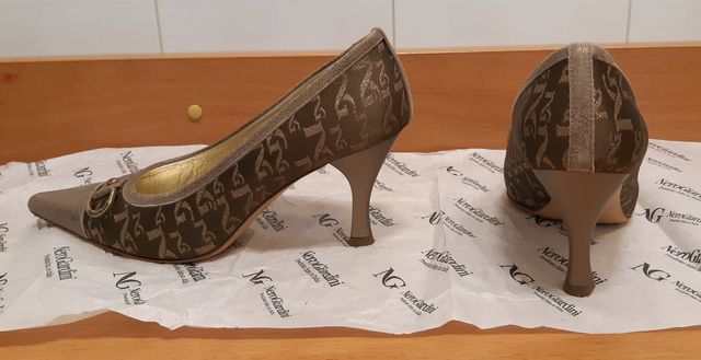 Scarpe n. 37 decollete bronzo Nero Giardini