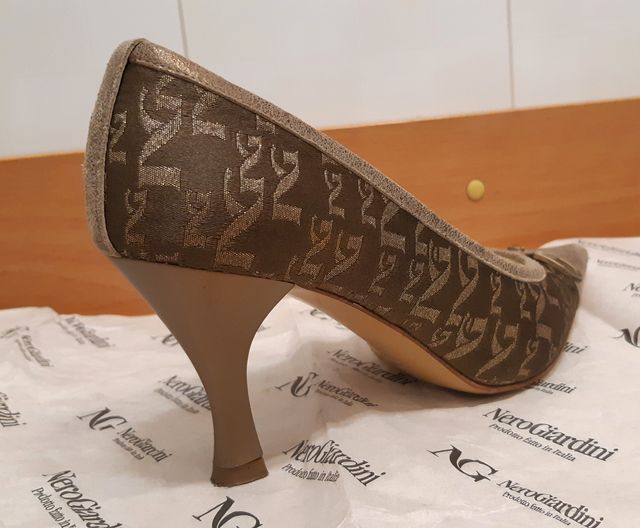 Scarpe n. 37 decollete bronzo Nero Giardini