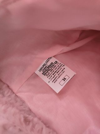 Abrigo y capota pelito Paloma de la O