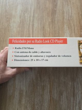 Radio con forma de vídeo CD