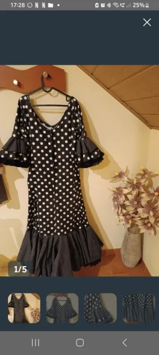 2 !!!!!!a VESTIDOS DE FLAMENCA SEVILLANAS, REGALA