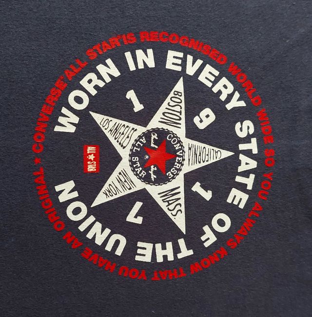 T-shirt Converse All Star vintage anni 90 (nuova)