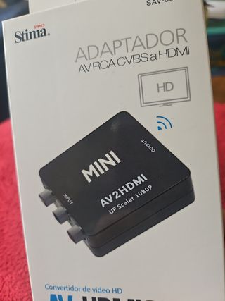 Adaptador AV RCAsalida HDMI 1080 Full HD