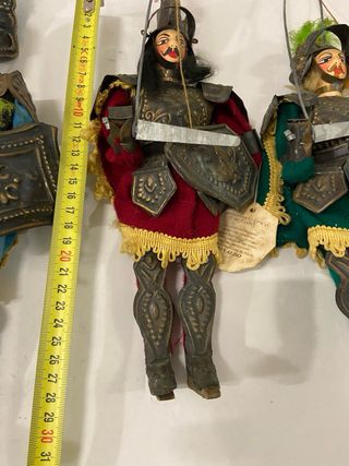 Pupi siciliani antiche originali marionette