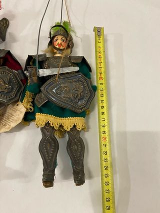 Pupi siciliani antiche originali marionette