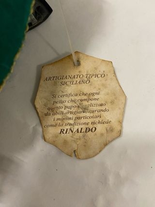 Pupi siciliani antiche originali marionette