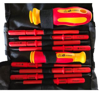 ✅ Set destornilladores electricista aislados 500v