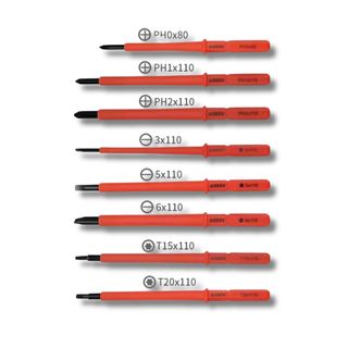 ✅ Set destornilladores electricista aislados 500v