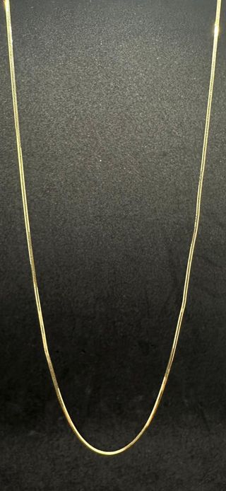 Cadena Serpiente de oro de 18k, 5.08gr, 45cms.