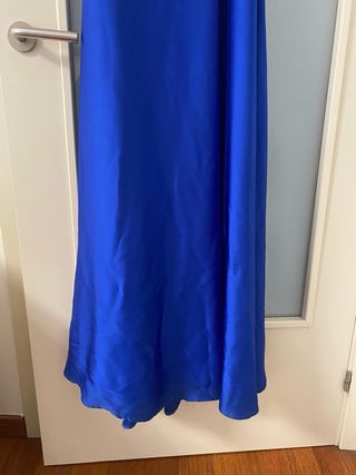 Vestido de boda azul