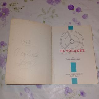 Antiguo manual de autoescuela