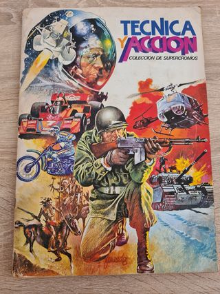 Album cromos TÉCNICA Y ACCIÓN 1980