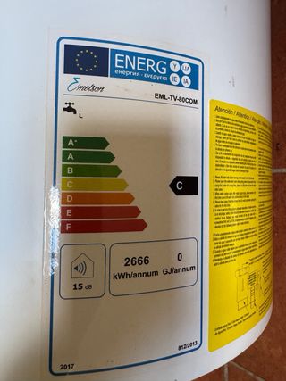 Termo eléctrico Emelson 80L