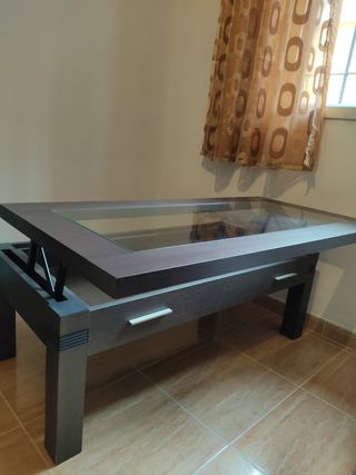 Mesa comedor extensible madera roble