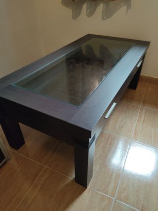 Mesa comedor extensible madera roble
