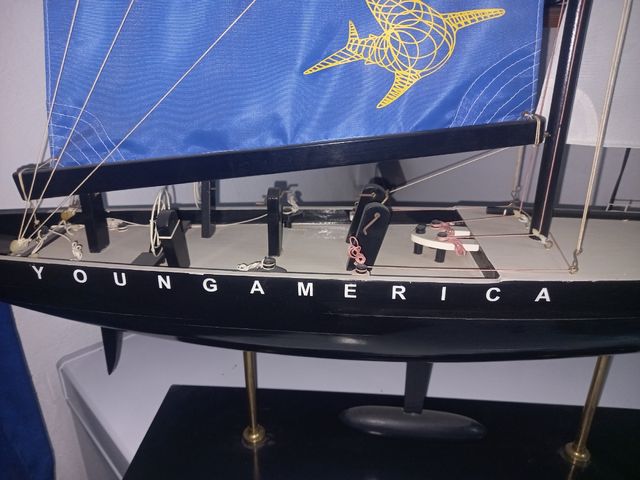 Maqueta Velero Youns América USA 53