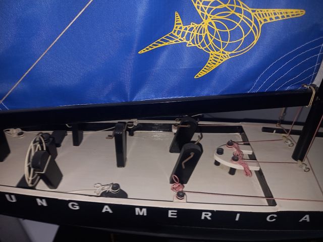 Maqueta Velero Youns América USA 53