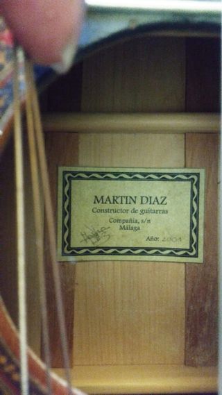Vendo guitarra Flamenca de Martín Diaz