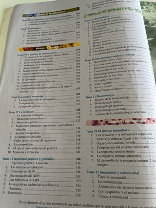 Biología 2º Bachillerato