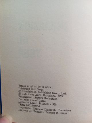 Iniciación al Yoga. Sri Krishna Prem