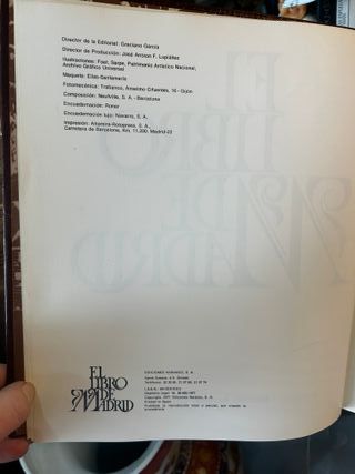 El libro de Madrid - Ediciones Naranco