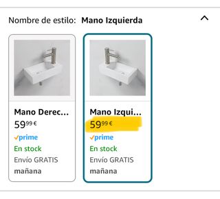 Lavabo de cerámica pequeño