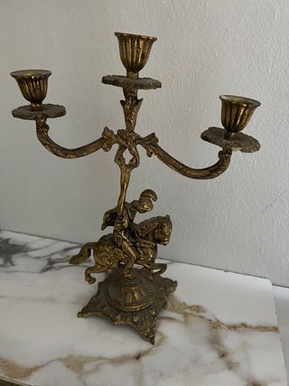 Candelabro de bronze