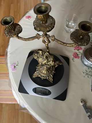 Candelabro de bronze