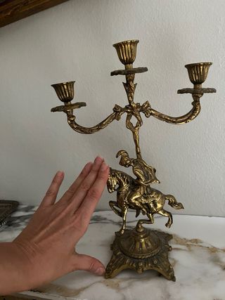 Candelabro de bronze