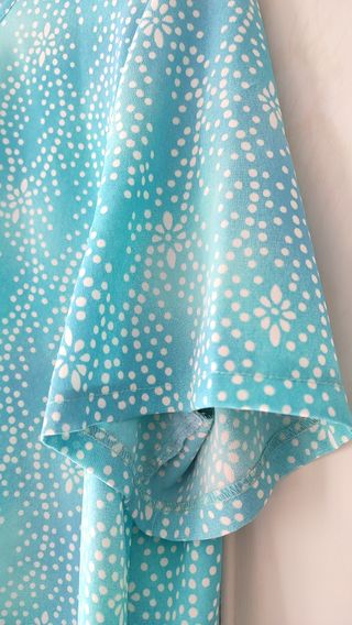 Blusa Turquesa Estampada