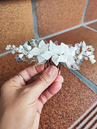 Tocado novia comunión 