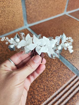 Tocado novia comunión 