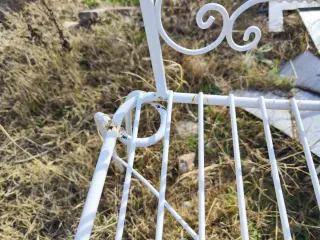 4 Sillas metal antiguas