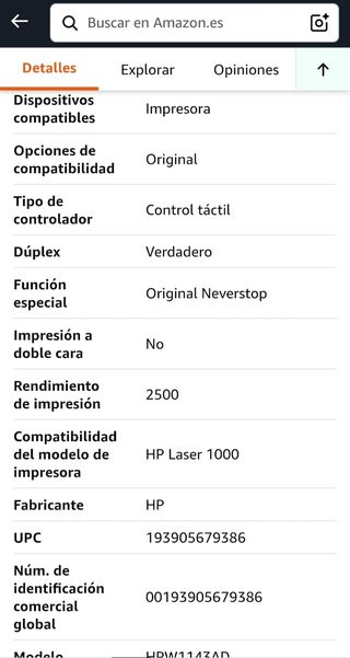 Impresora Laser Jet 1001nw