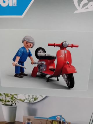 Playmobil taller vespa garaje vintage nu