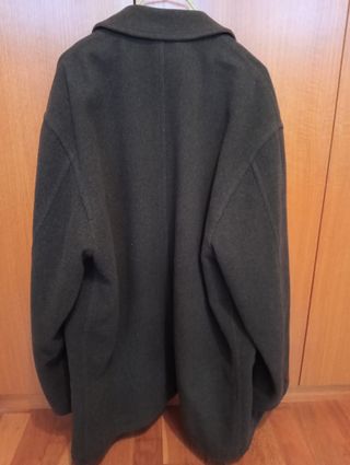 Abrigo vintage de lana de cordero. Caramelo )